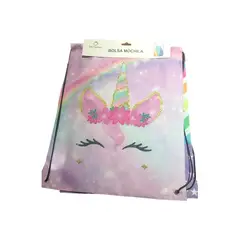 GENERICO - BOLSA MOCHILA UNICORNIO