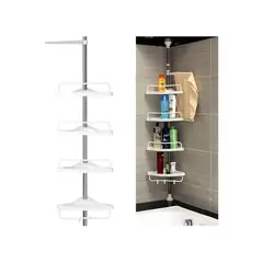 ANGELES DEL HOGAR - ORGANIZADOR ESTANTE METÁLICO DE BAÑO