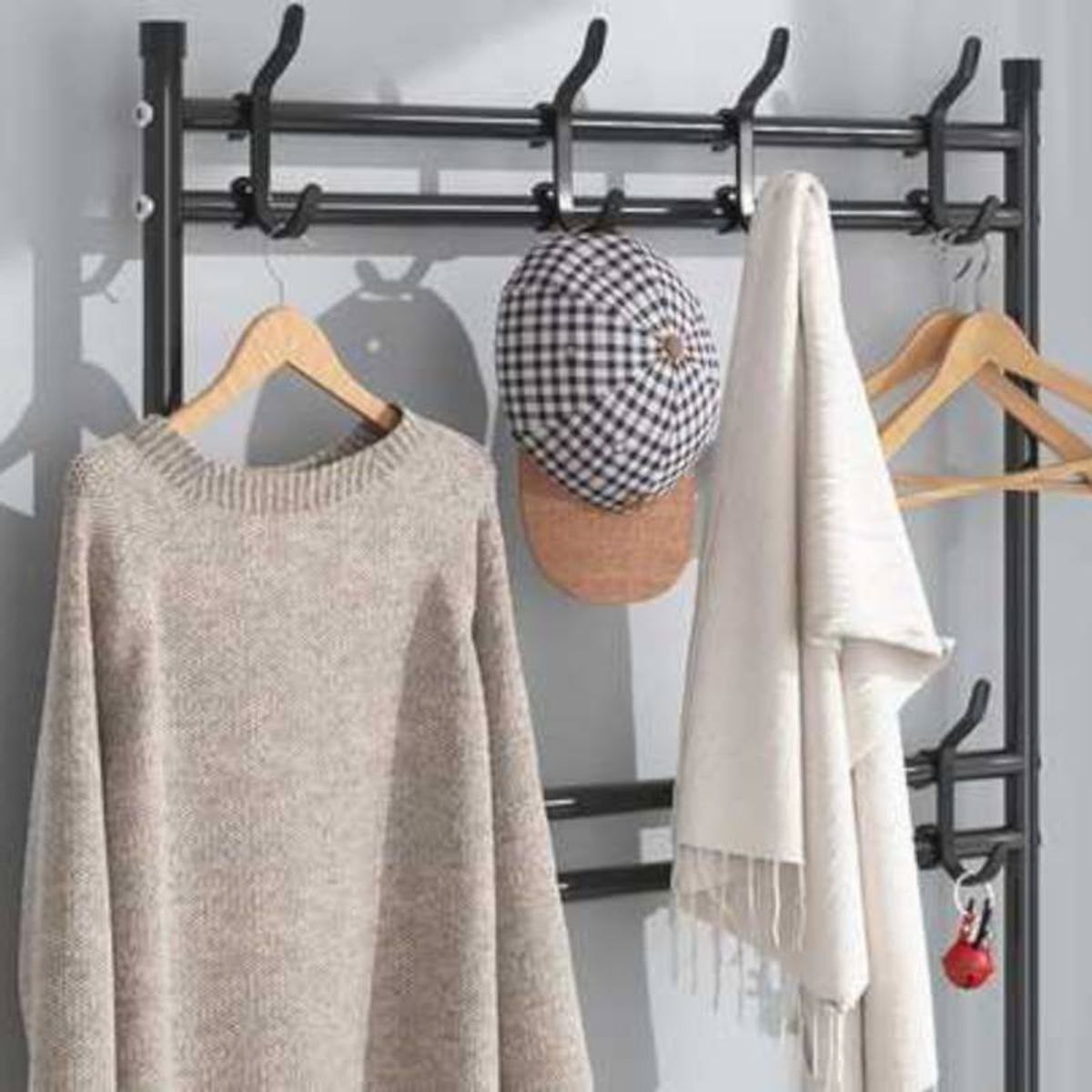 ANGELES DEL HOGAR - Organizador perchero y zapatero