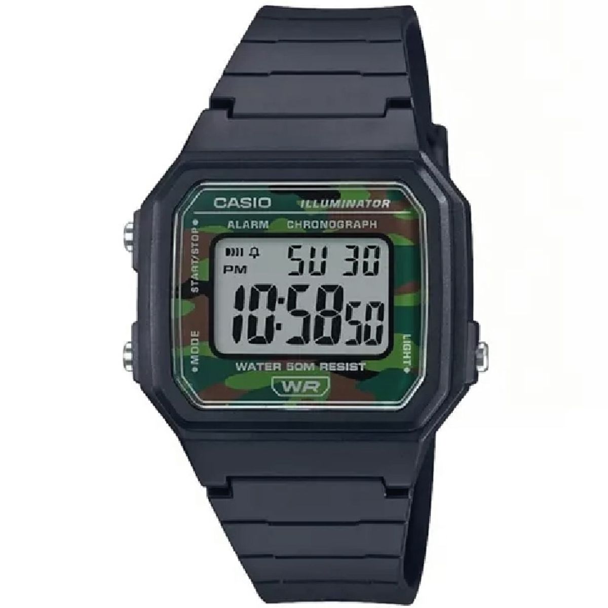 CASIO - Reloj Casio Unisex W-217h-3b Exclusivo Camuflaje