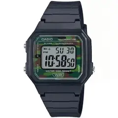 CASIO - Reloj Unisex W-217h-3b Exclusivo Camuflaje