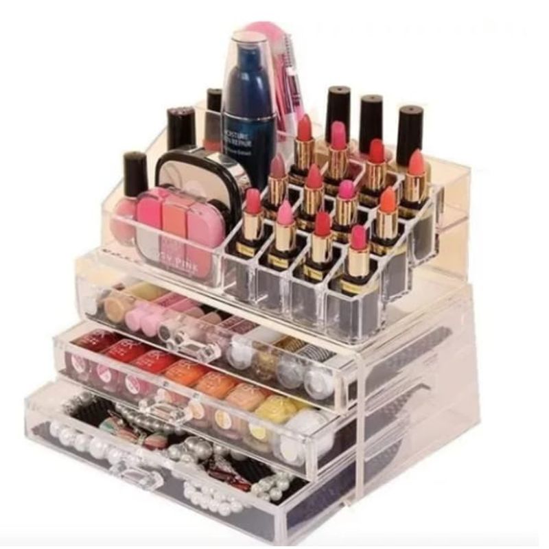 ANGELES DEL HOGAR - Caja Organizador De Cosméticos  De Maquillaje