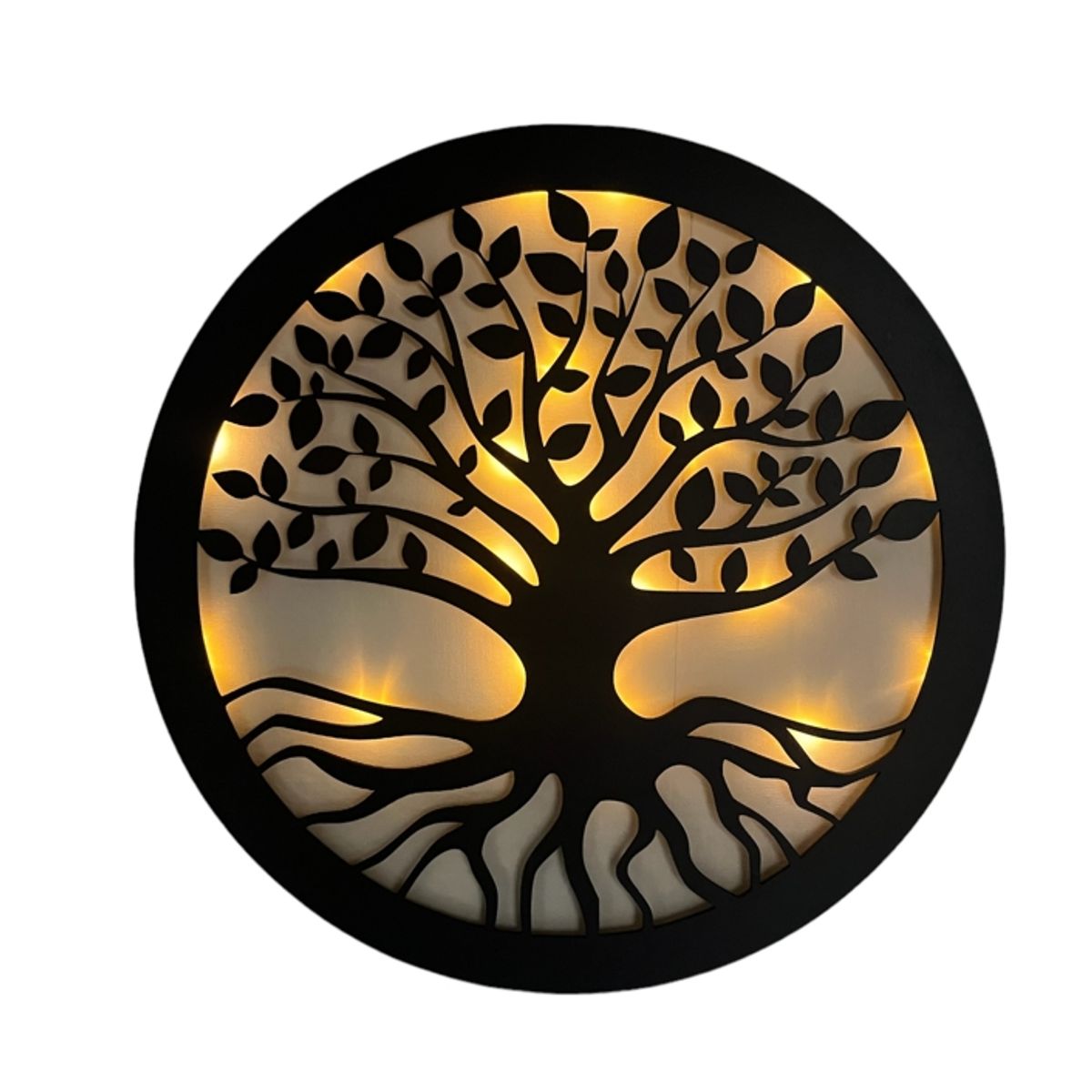 GENERICO - Cuadro Árbol De La Vida Luz Cálida