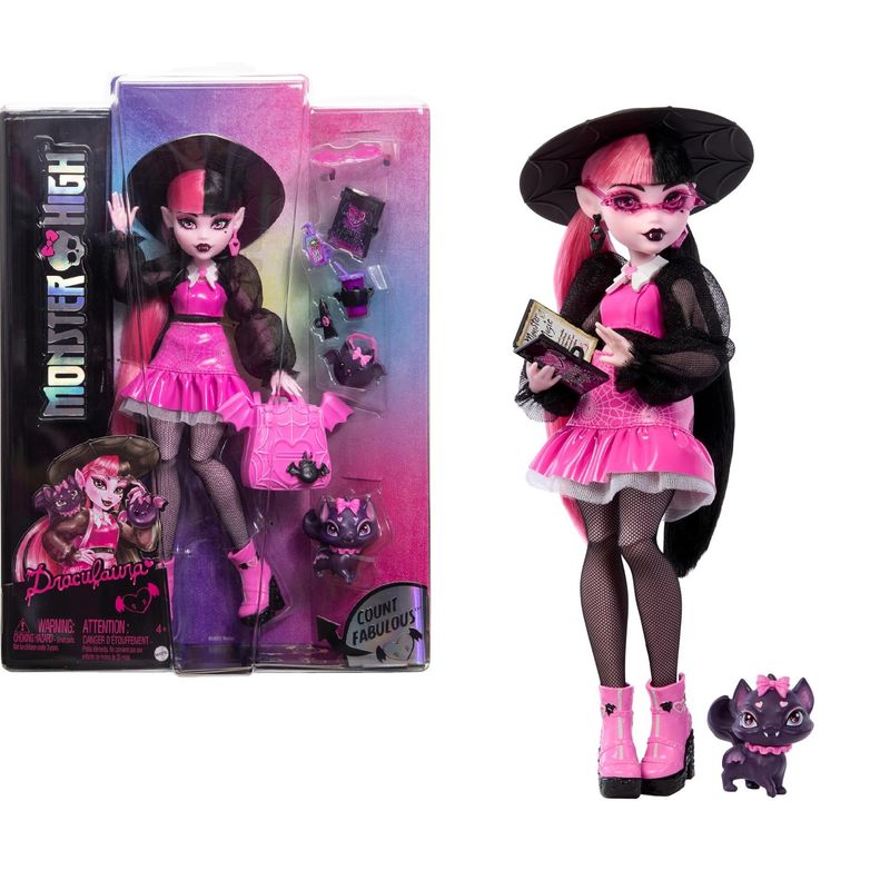 MONSTER HIGH - Monster High Muñeca Draculaura Count Fabulous