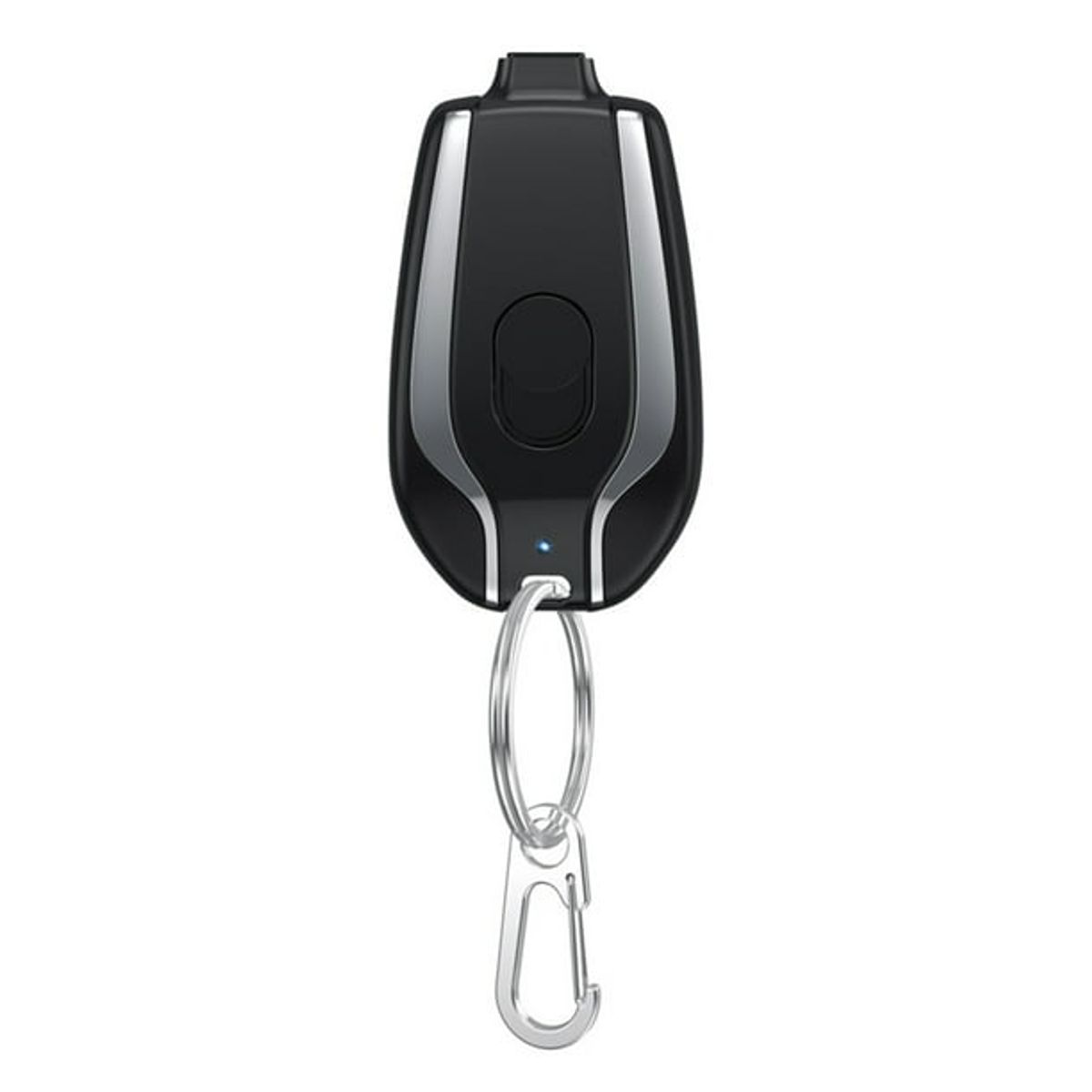 GENERICO - Llavero Cargador Portátil Tipo C Android Negro
