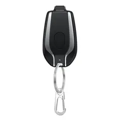 GENERICO - Llavero Cargador Portátil Tipo C Android Negro