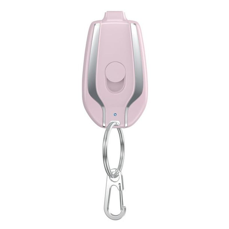 GENERICO - Llavero Cargador Portátil Para Iphone Rosado