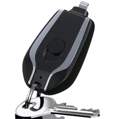 GENERICO - Llavero Cargador Portátil Para Iphone Negro
