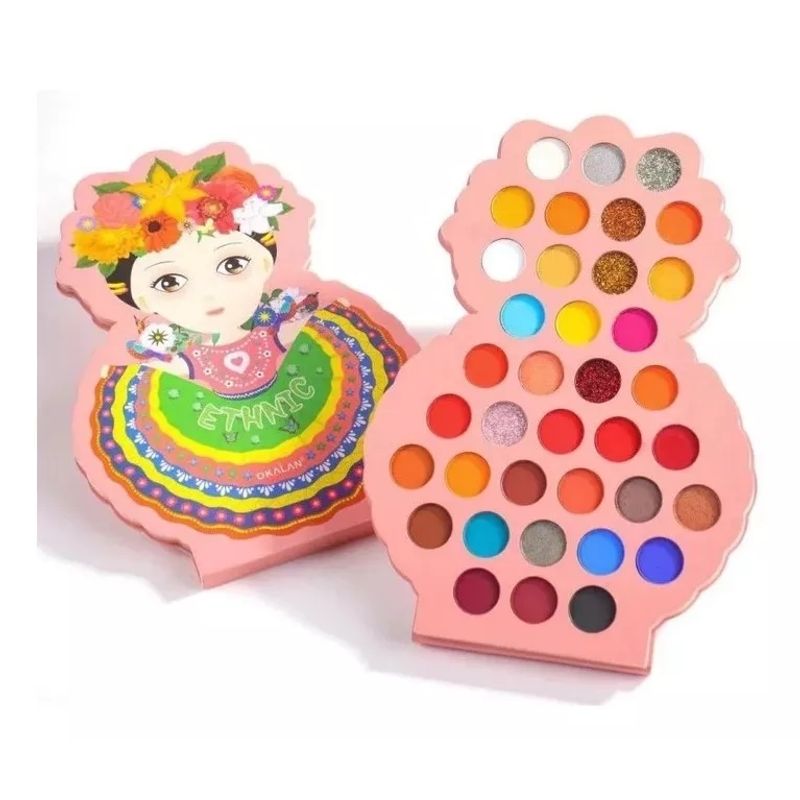 OKALAN - Sombras De Ojos (paleta) 37 Colores Ethnic Okalan
