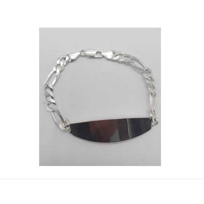 GENERICO - Pulsera Piocha Hombre Plata Italiana 925 Estilo Cartier