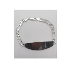 GENERICO - Pulsera Piocha Hombre Plata Italiana 925 Estilo Cartier