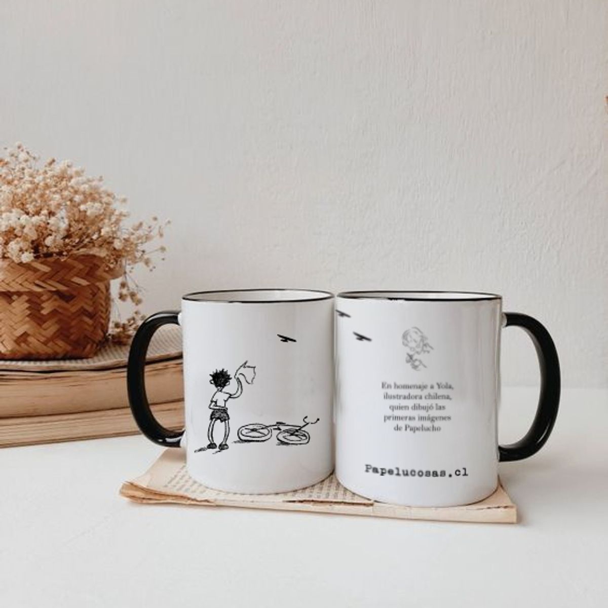 HERENCIA COLCHAGUA - Tazón Papelucosas ilustraciones YOLA, Ilustración Nº 21