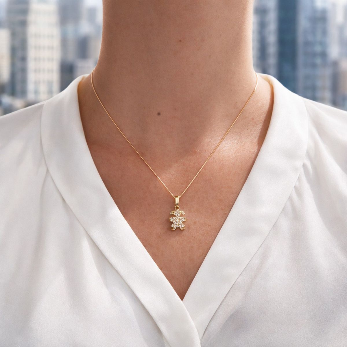 JOYAS MYTOKE - Collar Oro Amarillo Italiano 750 18k Hija Circones