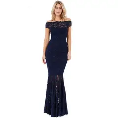 ARRAKASTA - Vestido sirena de encaje
