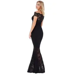 ARRAKASTA - Vestido sirena de encaje