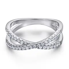 NAZ - Anillo Plata Elegancia Entrelazada