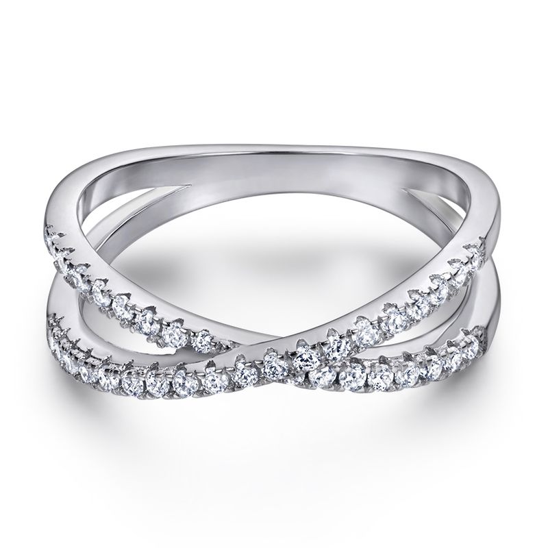 NAZ - Anillo Plata Elegancia Entrelazada