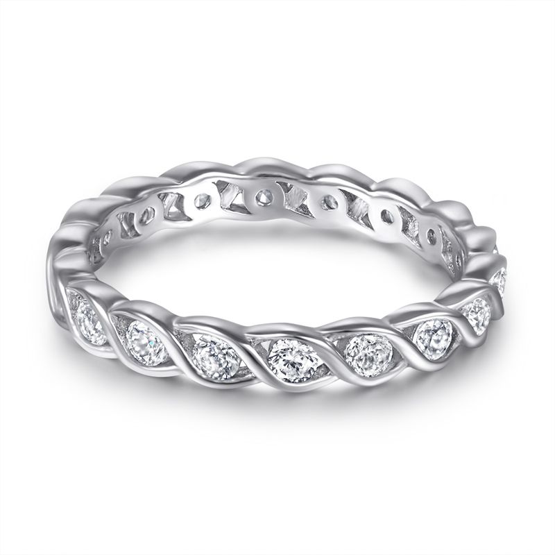 NAZ - anillo plata Entrelazos de Luz.-