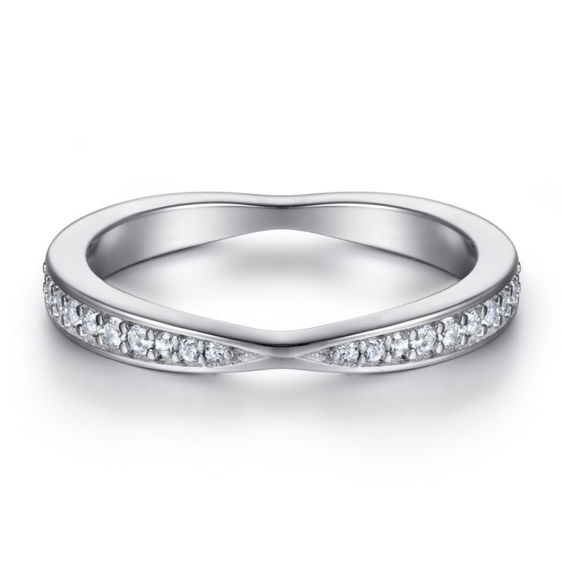 NAZ - anillo plata Eternidad Brillante