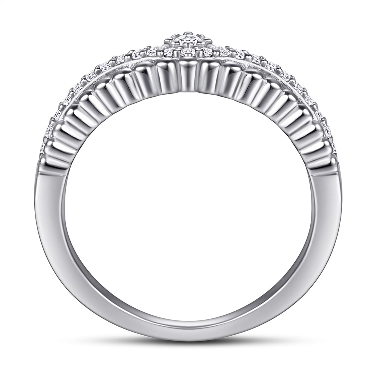 NAZ - anillo plata Armonía Centelleante.-