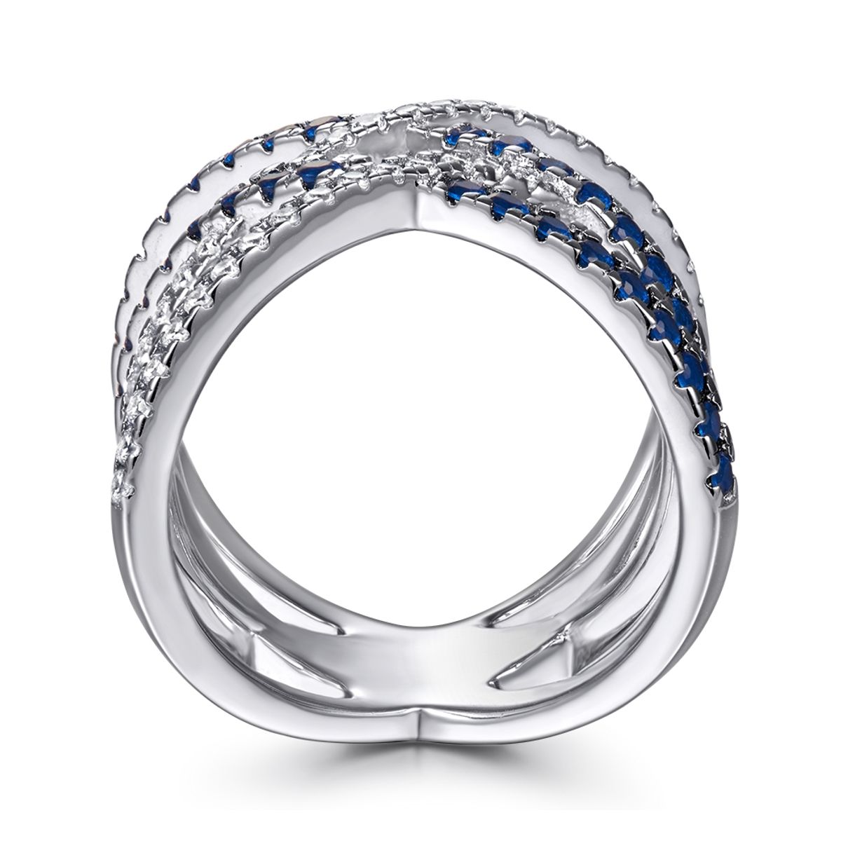 NAZ - anillo plata Cruce de Azul.-