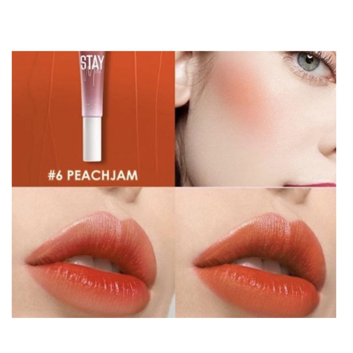 FOCALLURE - Rubor Multiuso y Tinta 06 Peachjam  - Focallure