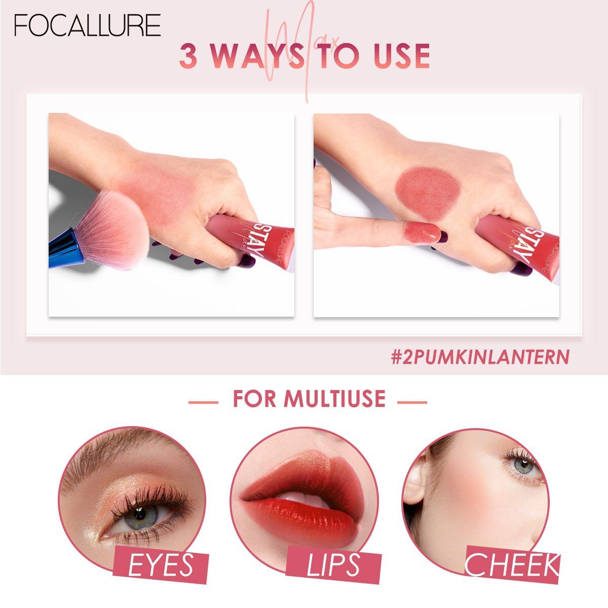 FOCALLURE - Rubor Multiuso y Tinta  07 Orangesoda  - Focallure