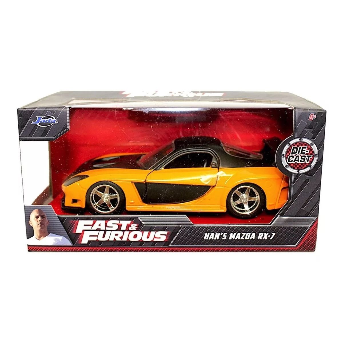 JADA TOYS - Auto Han´s Mazda Rx-7 Rápido Y Furioso Escala 1:32 # 30736
