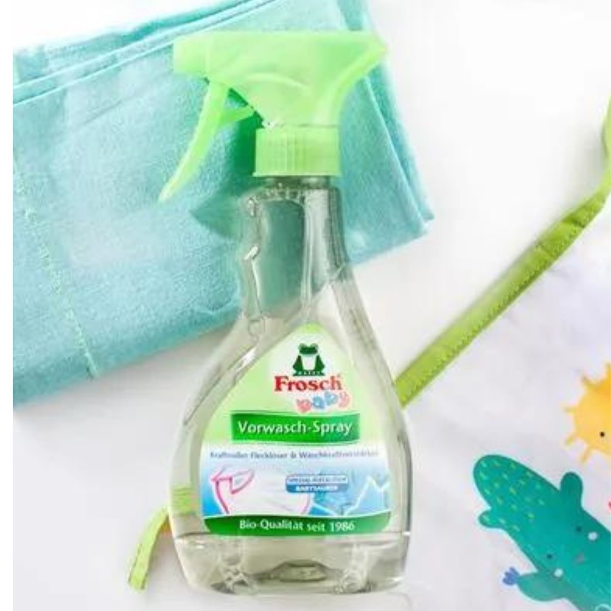 FROSCH - Spray Quita Manchas Bebé Biodegradable Frosch 300 Ml.