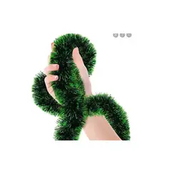 GENERICO - Decoración De Guirnalda Navideña Arbol Navidad 2.5 mt Verde