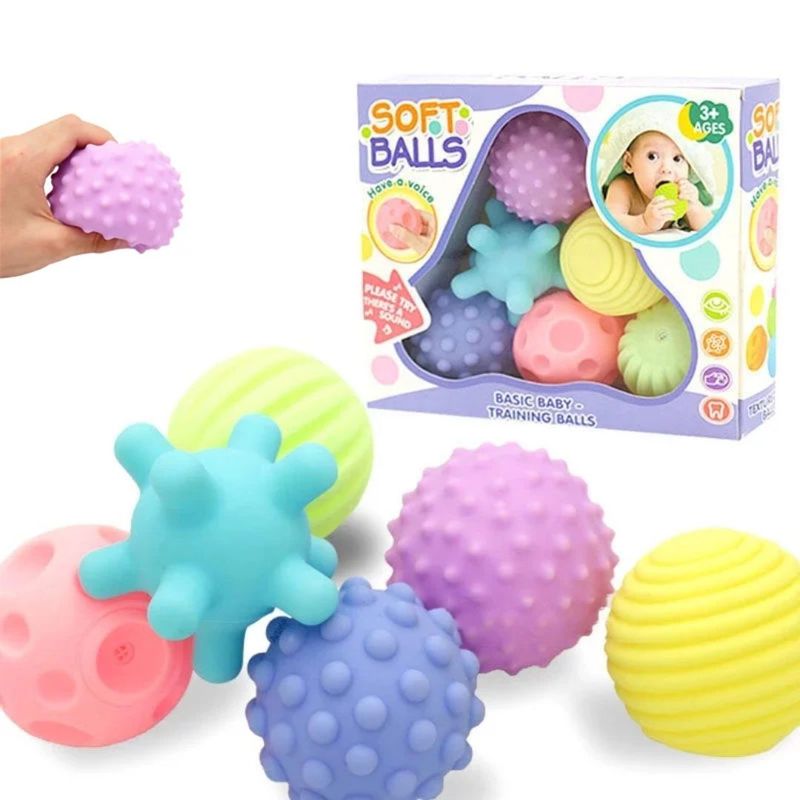 GENERICO - Set de pelotas sensoriales para bebés