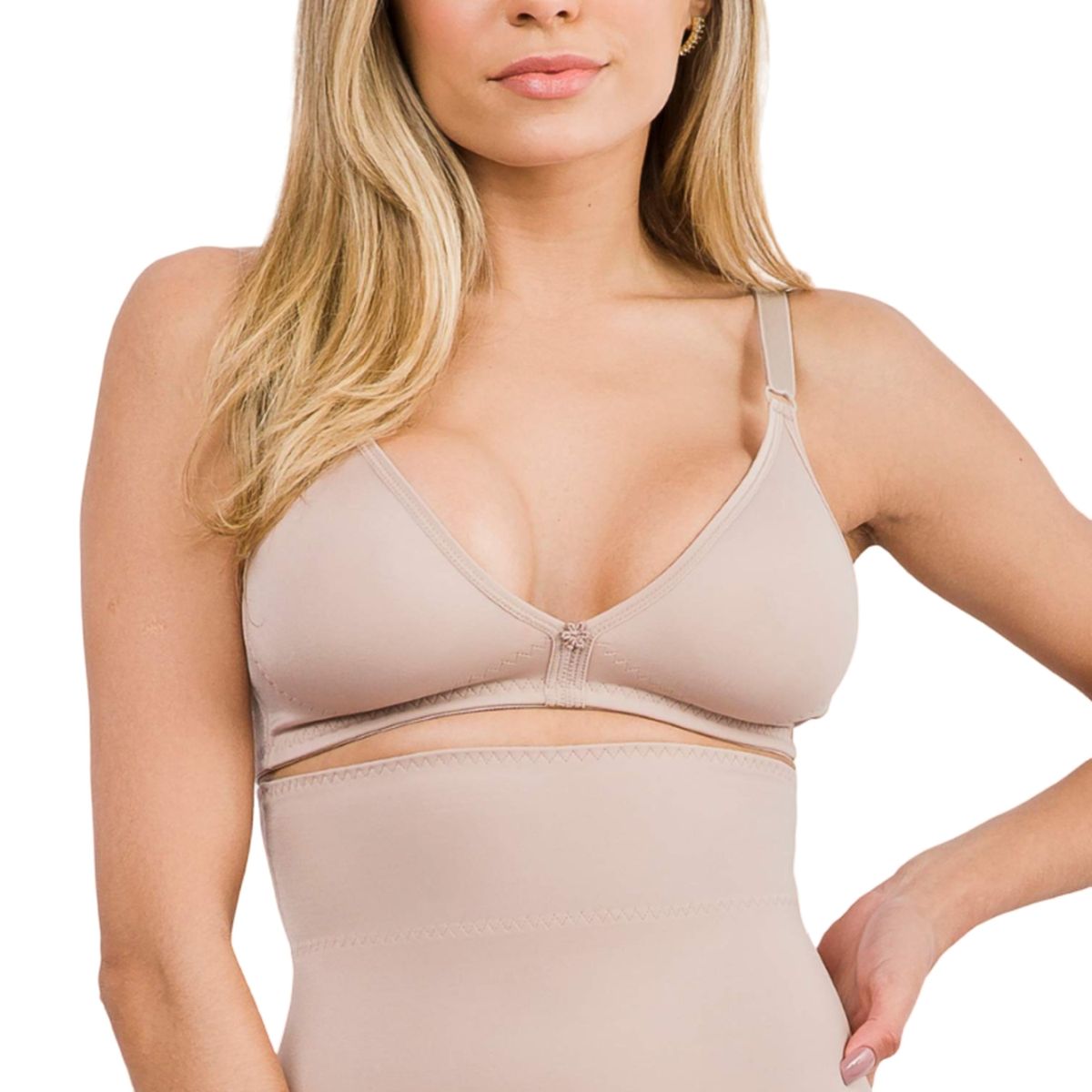 GENERICO - Sostén semi reductor sin arco - Beige