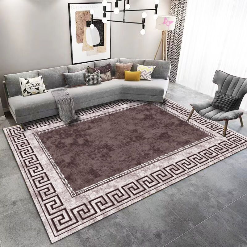GENERICO - Alfombra 3d  Con Diseño Geometrico Cuadrados 200x240 Cm