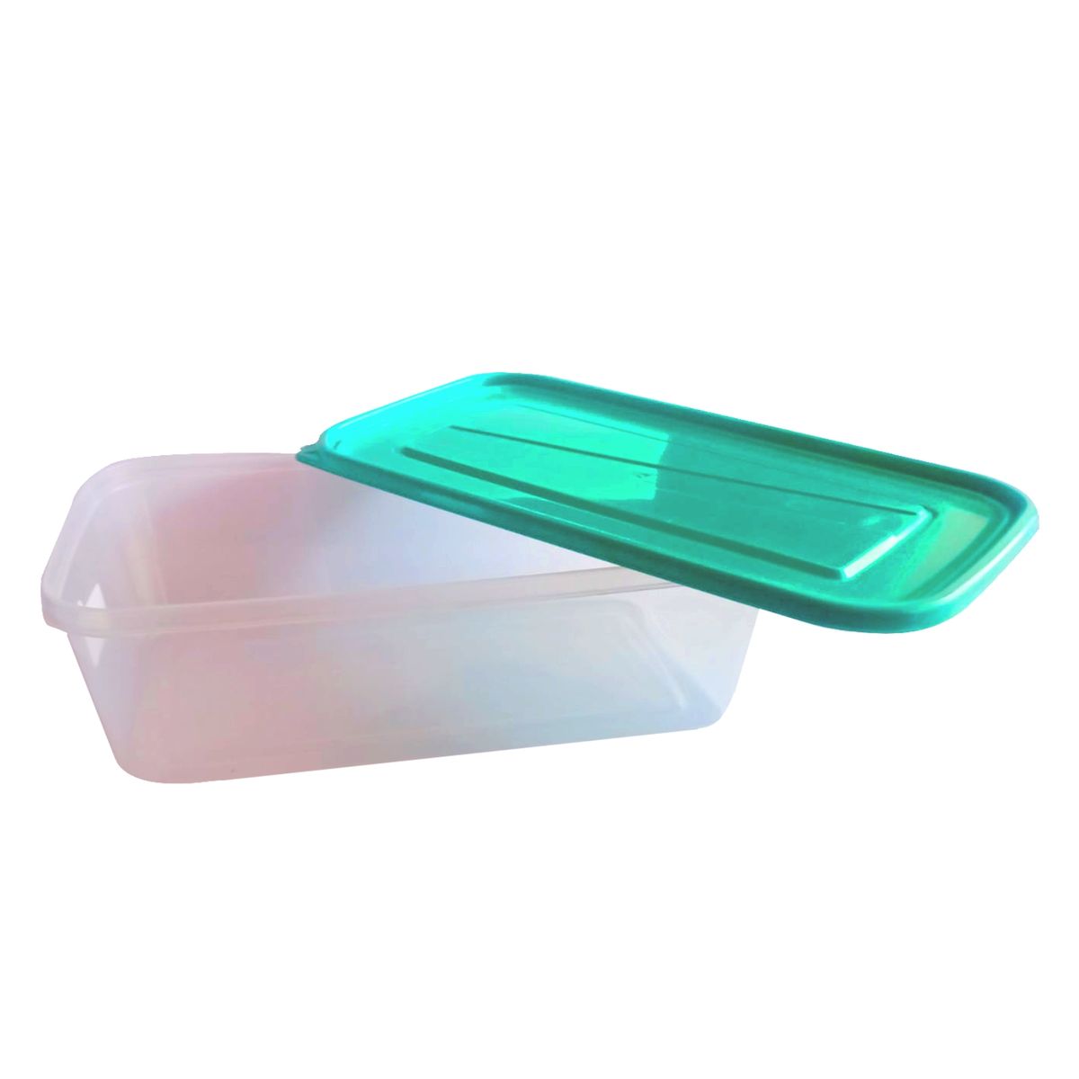 GENERICO - Pack X 3 Caja Plastica Tupper Transparente Hogar Cocina