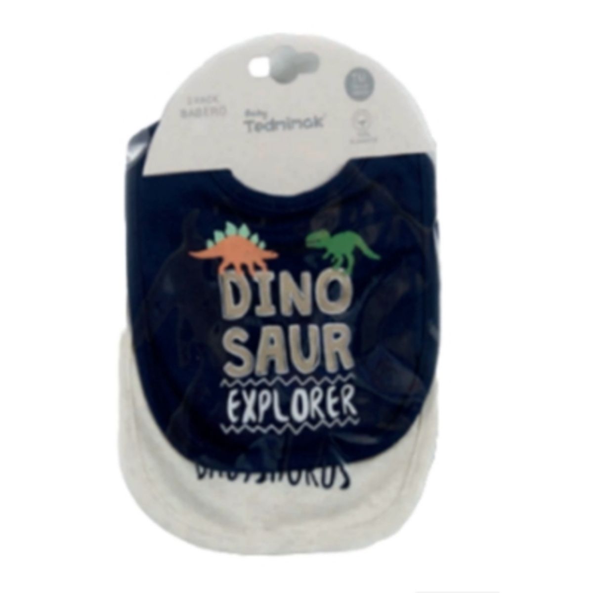 TEDMIMAK - Pack 2 Baberos Triple Capa Ajustables Bebés Tedmimak Surtido