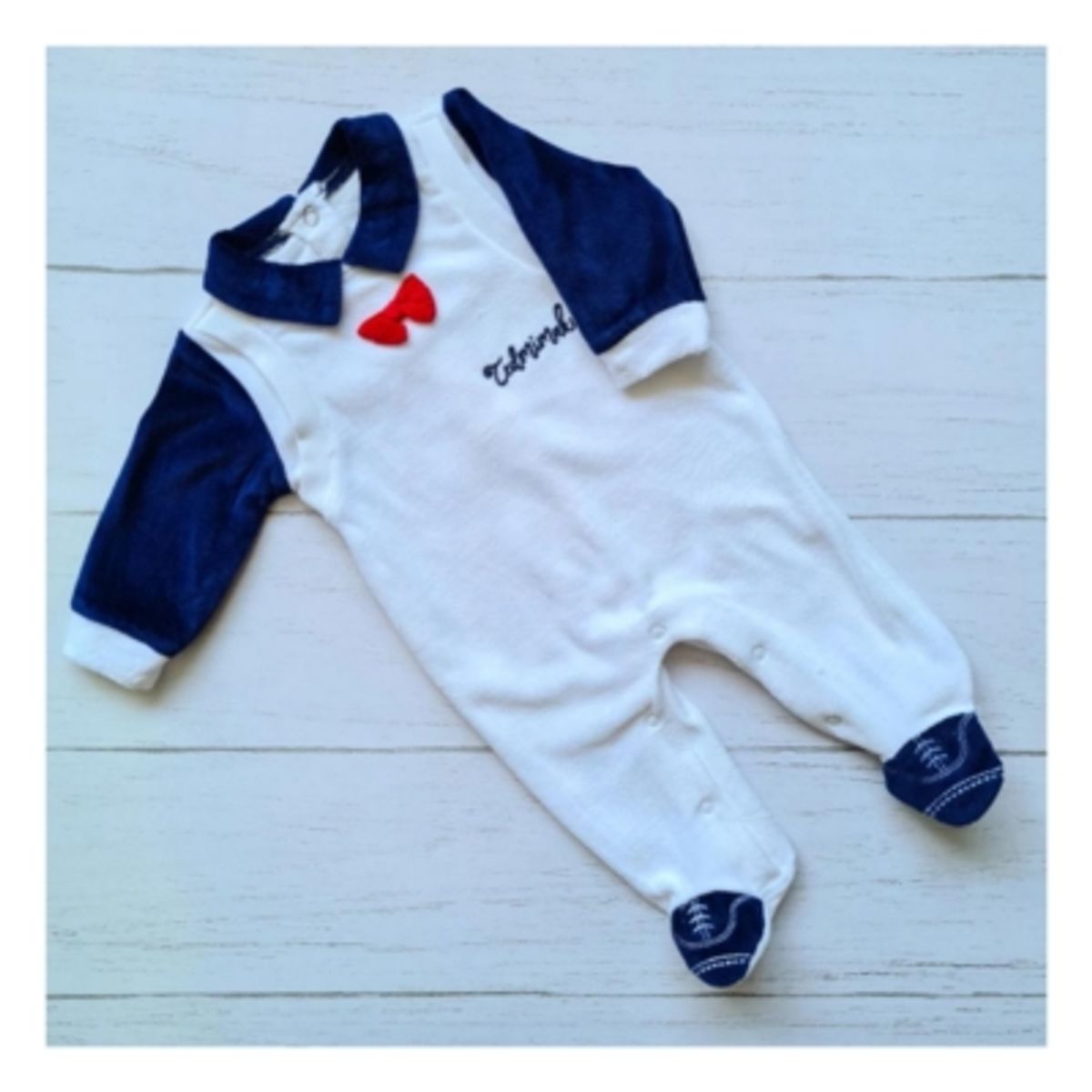 TEDMIMAK - Enterito Bebé Niño Pijama Tedmimak Blanco