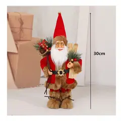 GENERICO - Viejo Pascuero Muñeco De Navidad 30 Cms Elegantes Calidad