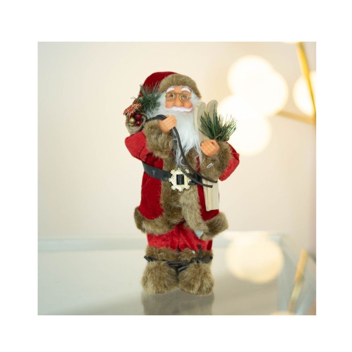 GENERICO - Viejo Pascuero Muñeco De Navidad 30 Cms Elegantes Calidad