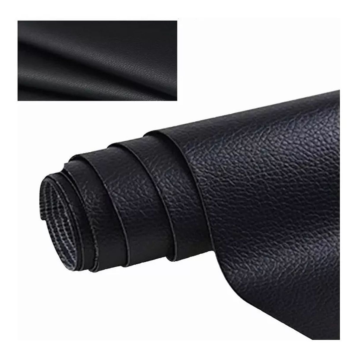 KUANGYE - Parche Reparación Autoadhesivo De Negro 50x137cm Cuero