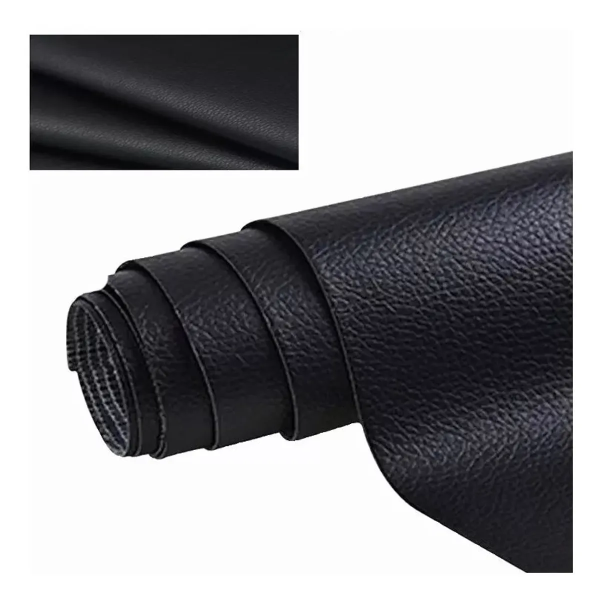 KUANGYE - Parche Reparación Autoadhesivo De Negro 50x137cm Cuero