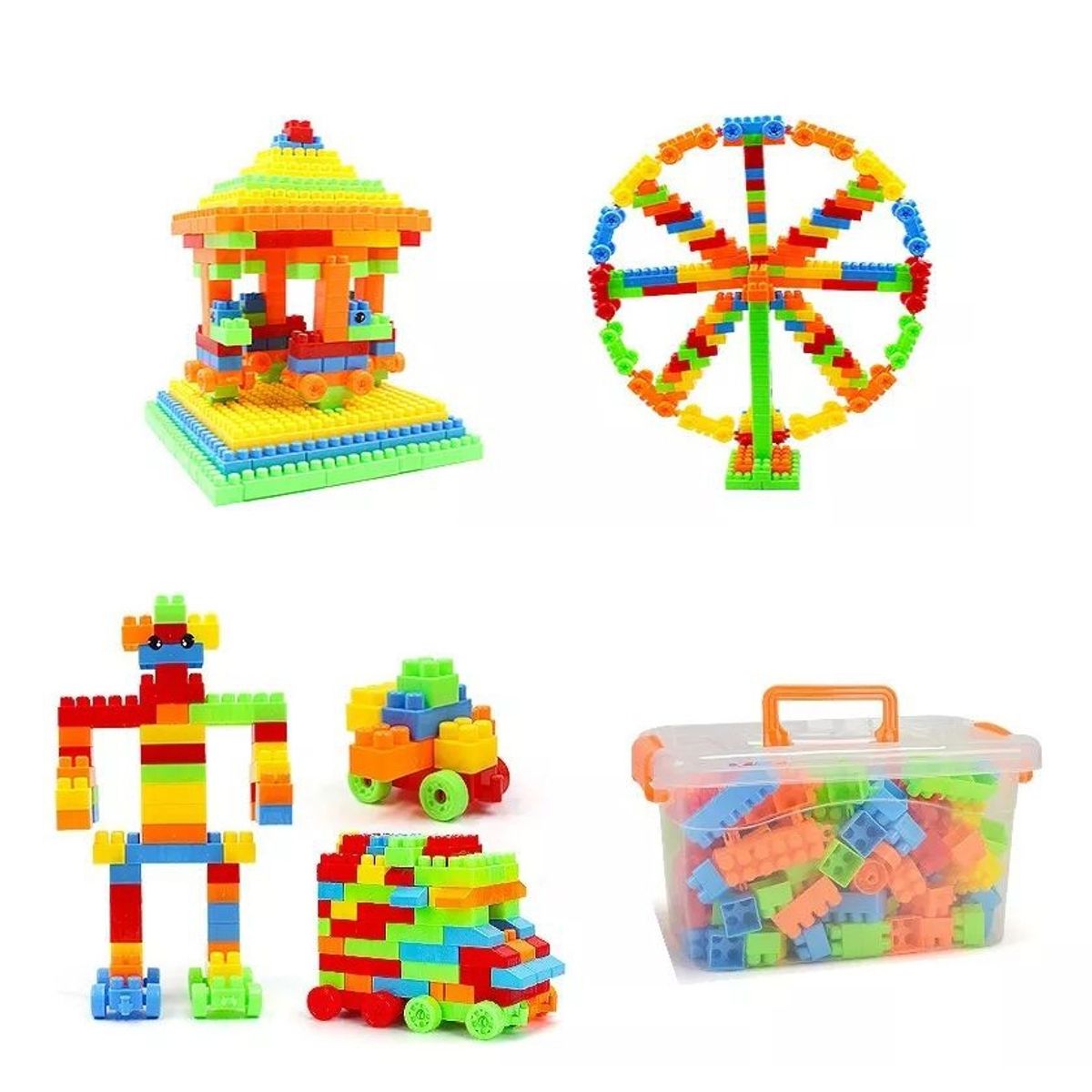 KUANGYE - Bloques Tipo Bloques De Construcción Para Niños