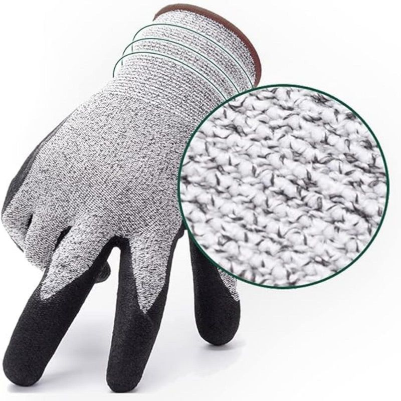 LELOX - Guantes Profesionales De Seguridad Resistentes A Cortes Talla M