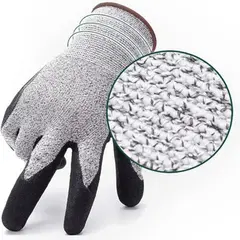 LELOX - Guantes Profesionales De Seguridad Resistentes A Cortes Talla M