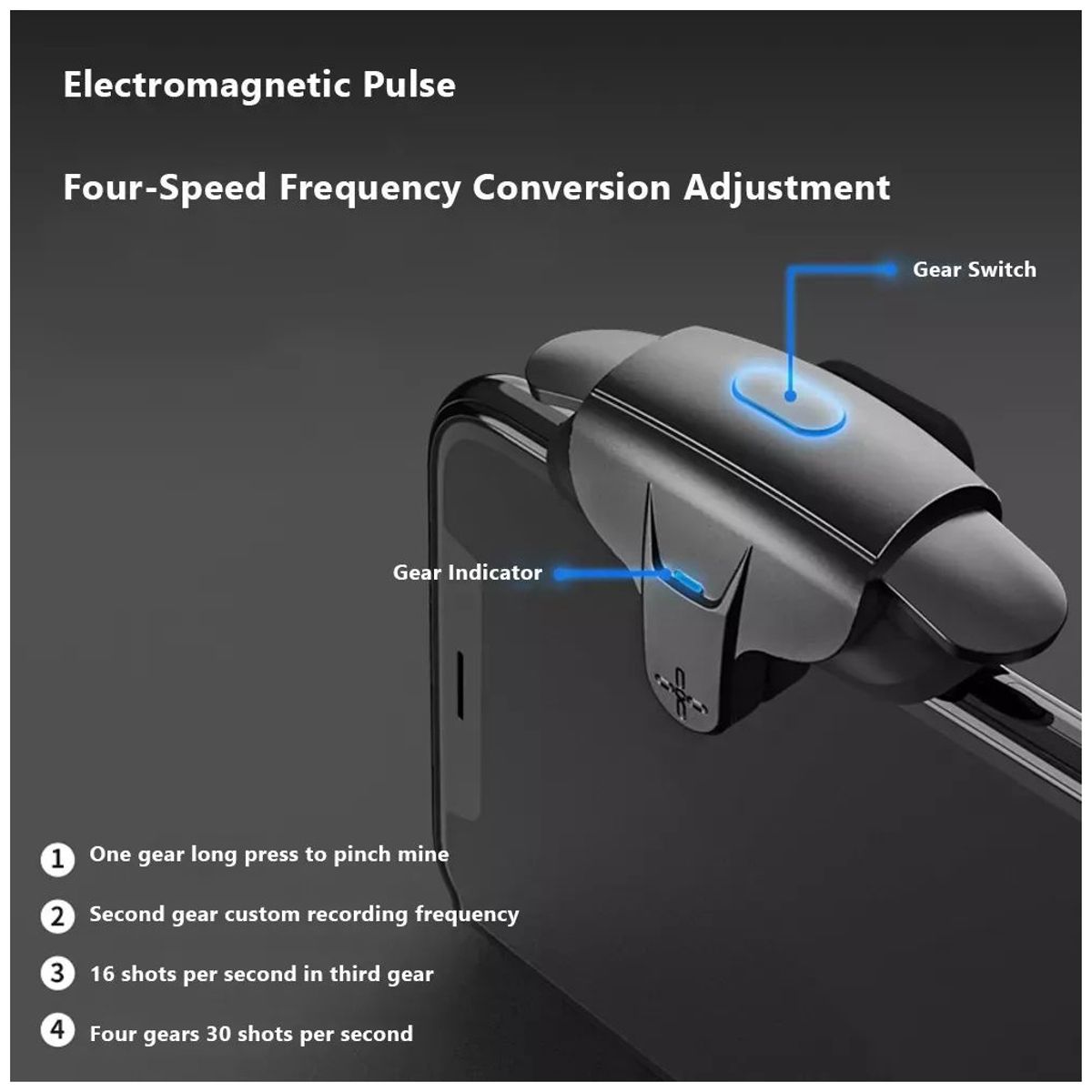 KUANGYE - Gatillos Gamer Memo Ak05 Pulso Electromagnético