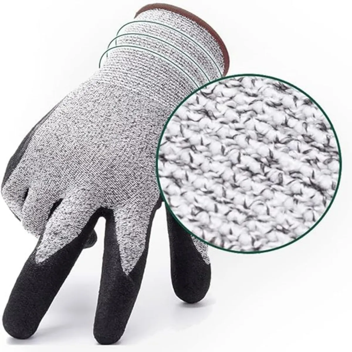 LELOX - Guantes Profesionales De Seguridad Resistentes A Cortes Talla L