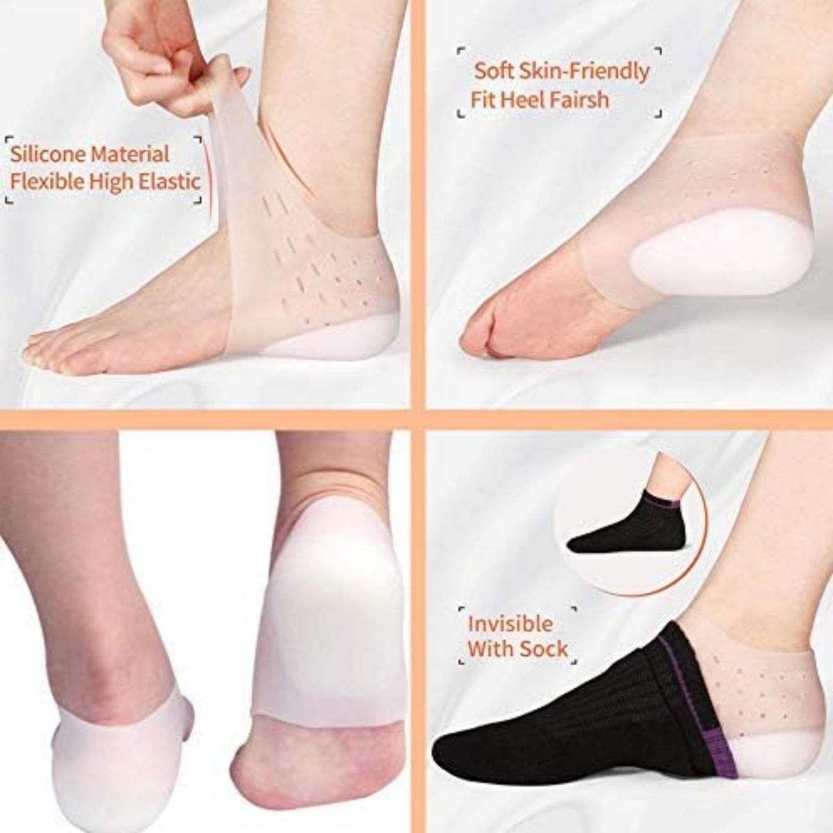 LELOX - Plantilla de gel que realza（3cm）