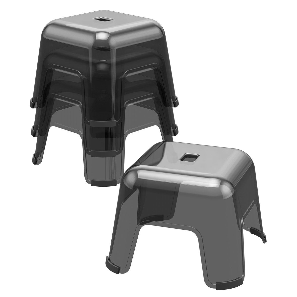 HALMAN - 4 Pisos Pequeños de Plástico para Niños  75kg