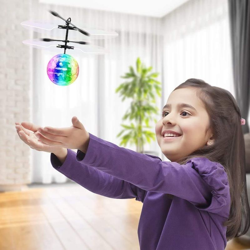 "Mini Dron Esfera Voladora Pelota Bola Disco"