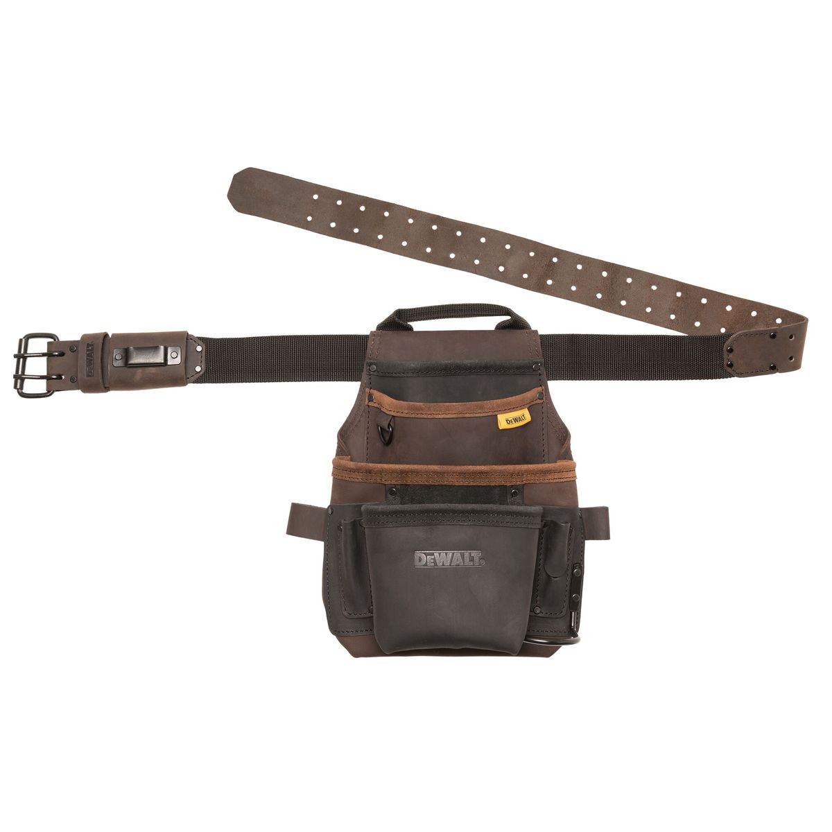 DEWALT - Bolso de cuero con cinturón 12 bolsillos DEWALT DWST550115