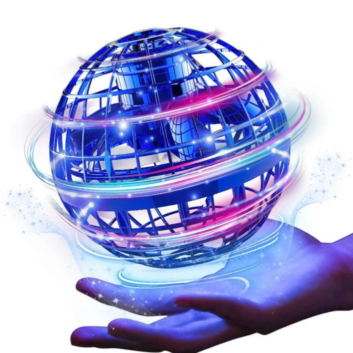 GENERICO - Pelota Voladora Esfera Luz Led Mini Dron Efecto Boomerang